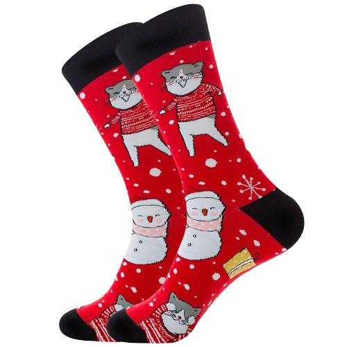 chaussette-de-noel-chat-qui-danse