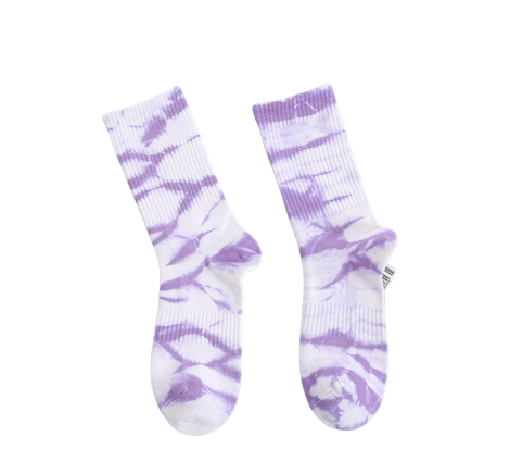 chaussette-tie-dye-mauve