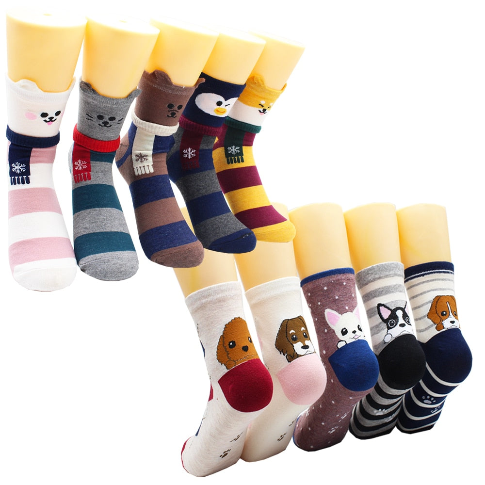 lot-de-chaussettes-en-coton-animaux-lot-12