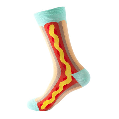 chaussette-fantaisie-hot-dog