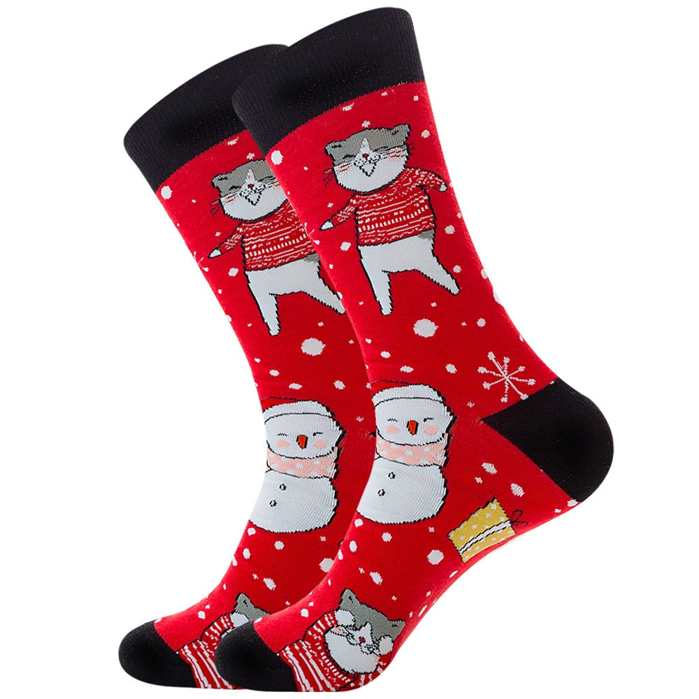 chaussette-de-noel-chat-qui-danse