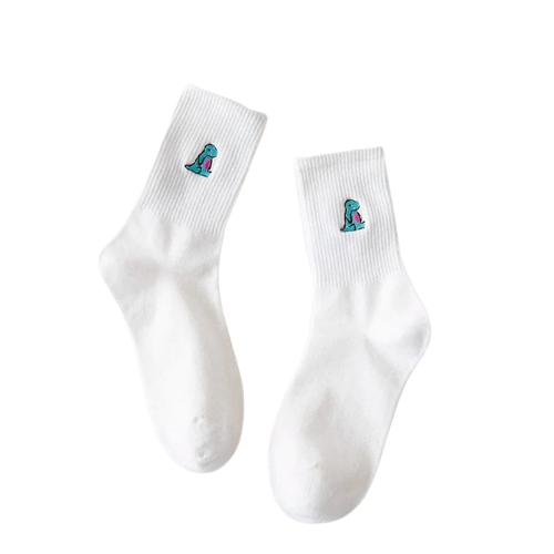 Chaussette motif dinosaure